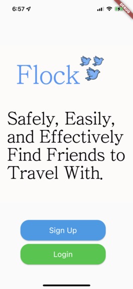 Flock Travel App – screenshot 1