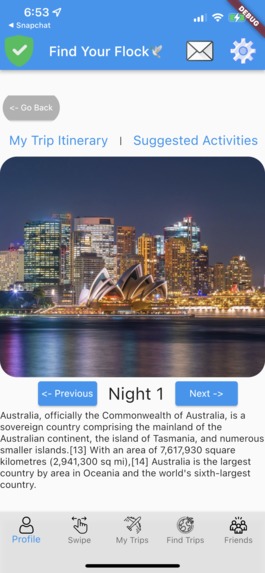 Flock Travel App – screenshot 3