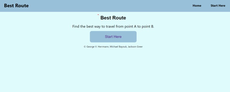 BestRoute – screenshot 1