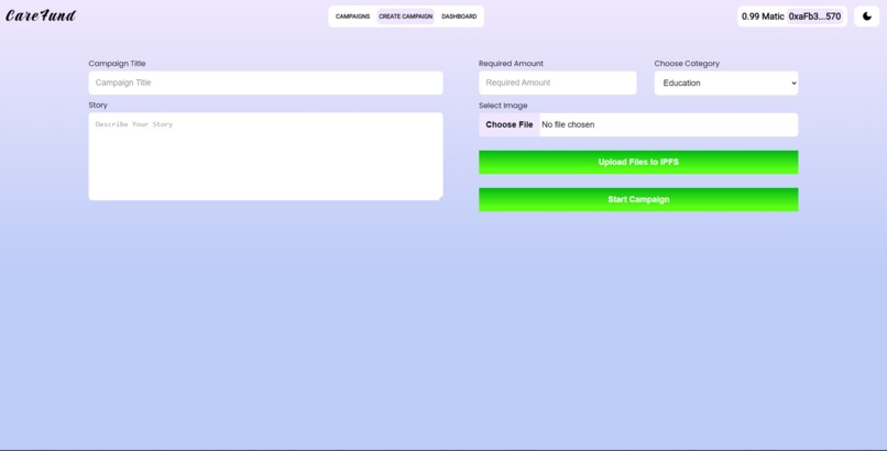 Care Fund – screenshot 2