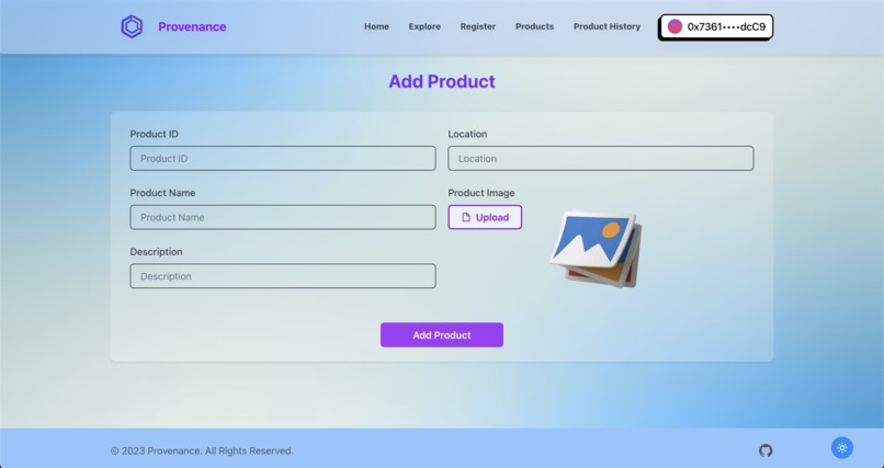 Provenance – screenshot 3