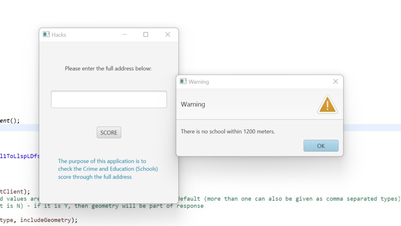 Interface searching bar – screenshot 3