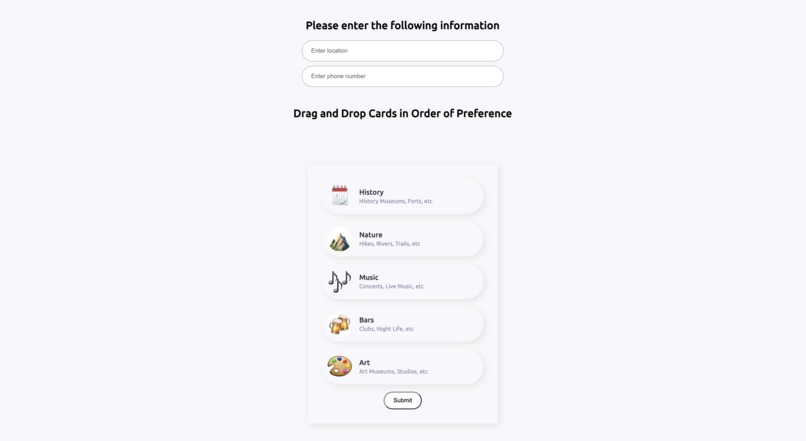 MyTinerary – screenshot 4