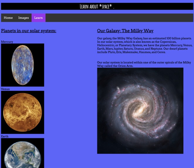 SpaceApp – screenshot 2