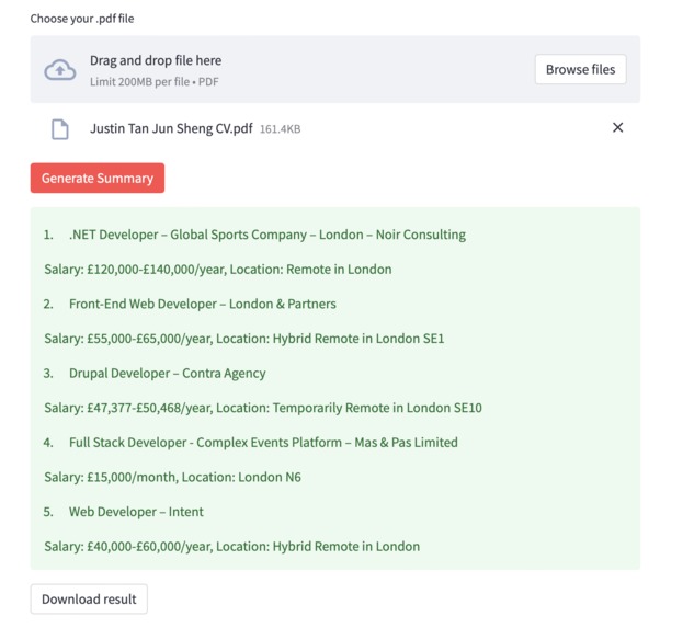 ResumeAI – screenshot 1
