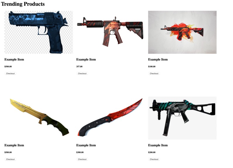 Gaming item trading platform – screenshot 3