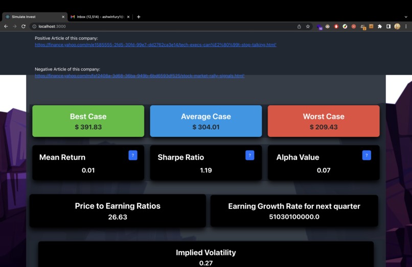 SimulateInvest – screenshot 6