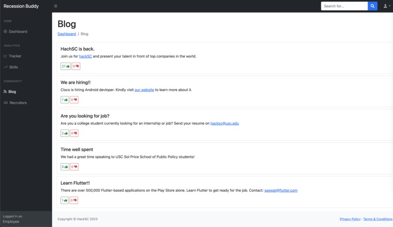 Recession Buddy – screenshot 2