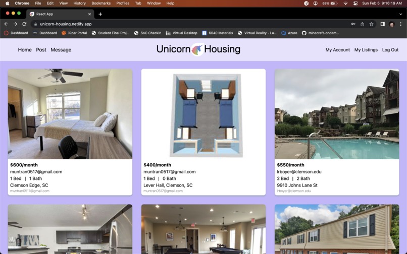 Unicorn Housing – screenshot 1