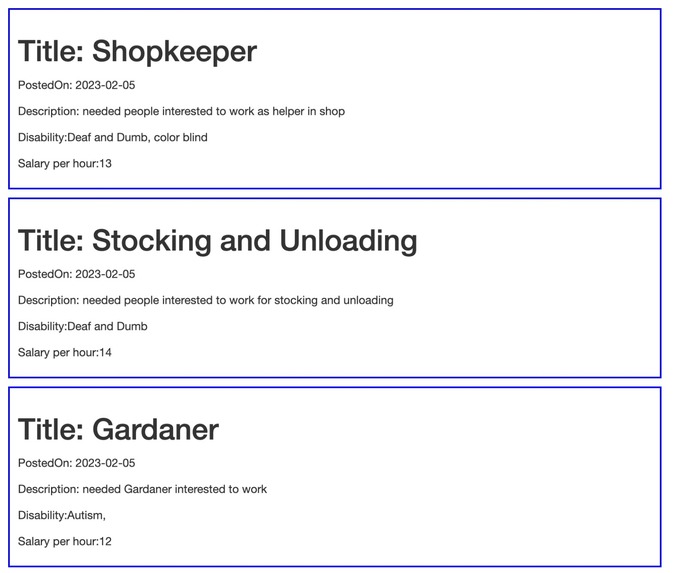 Empowering Differently Abled people – screenshot 3