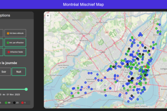 Montréal Michief Map