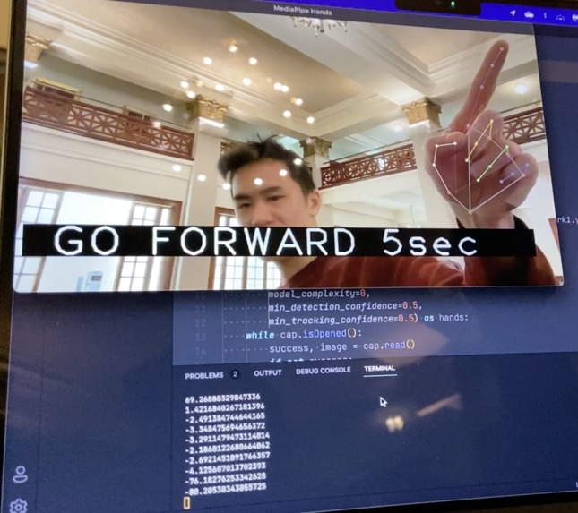 Don't Touch Me: Motion-Activated Shortcuts Using Hand Motion – screenshot 1