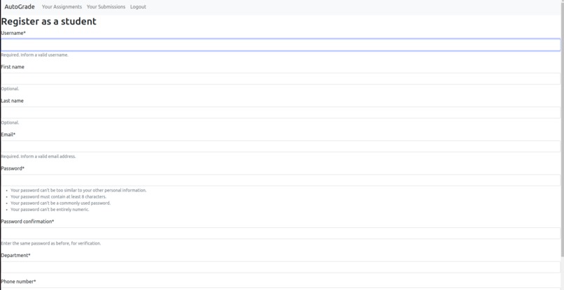 Autograde – screenshot 3