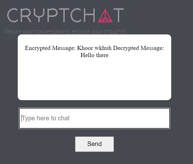 CryptChat – screenshot 4