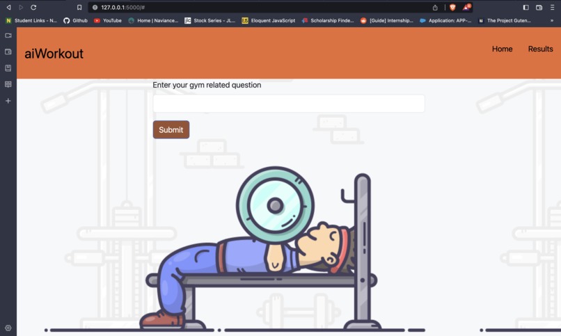 aiWorkout – screenshot 1