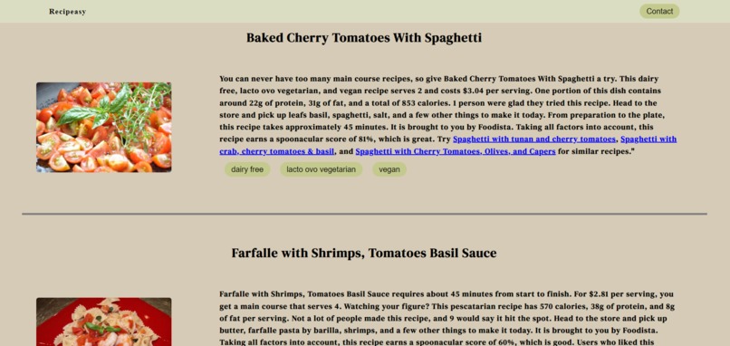 Recipeasy – screenshot 2