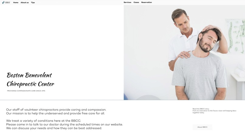 BBCC Website Redesign – screenshot 1