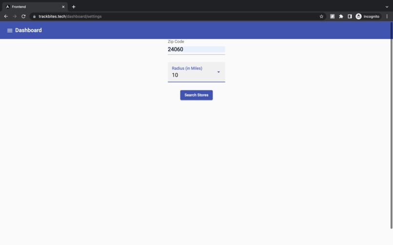 TrackBites – screenshot 2
