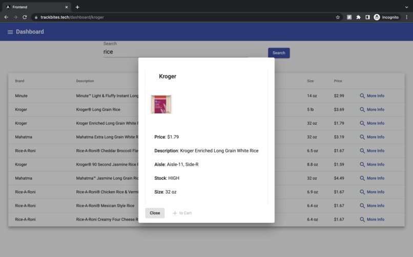 TrackBites – screenshot 5