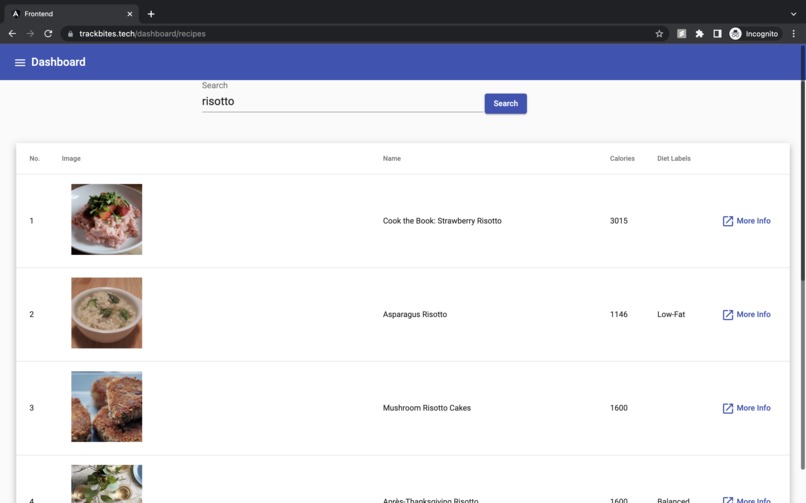 TrackBites – screenshot 6