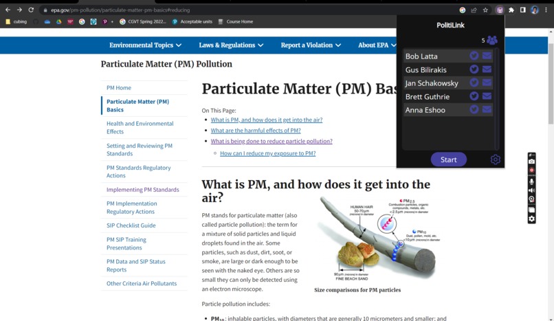 PolitiLink – screenshot 1