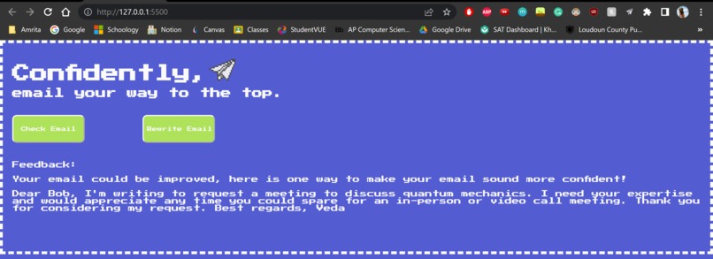 Confidently, – screenshot 1