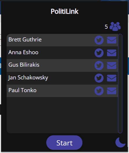 PolitiLink – screenshot 2