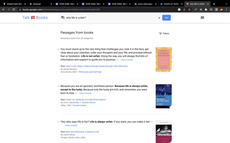 Talking to books this GHW – screenshot 1