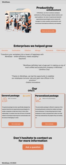 WorkEase – screenshot 1