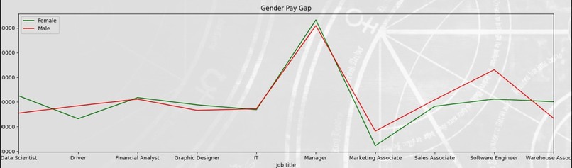 Gender Differences in the workplace visualizations – screenshot 2