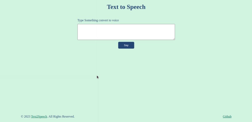 Text2Speech – screenshot 1
