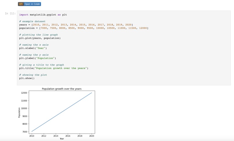 Representing dataset pictorially – screenshot 1