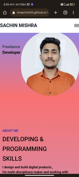 My Portfolio  – screenshot 1
