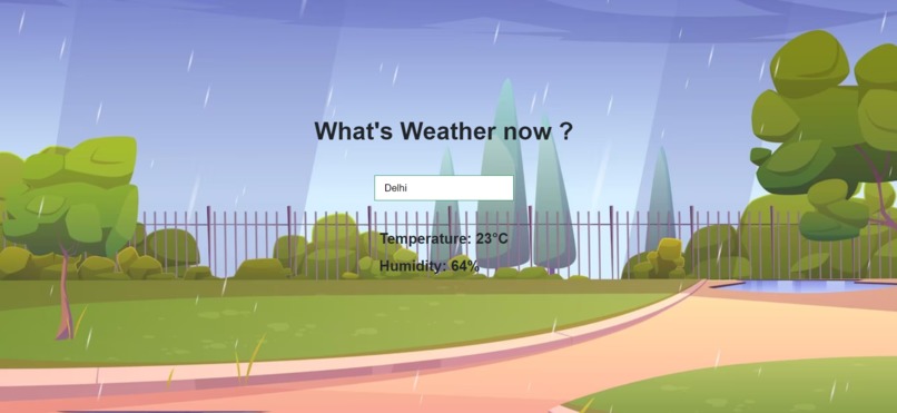 weather app – screenshot 1