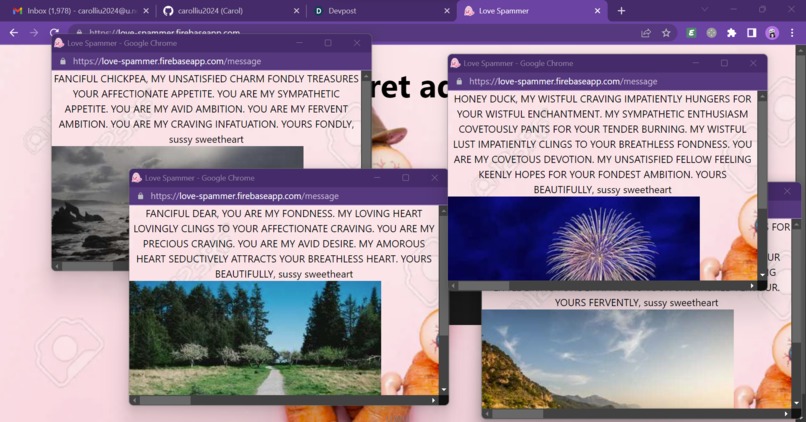 Love Spammer <3 – screenshot 2