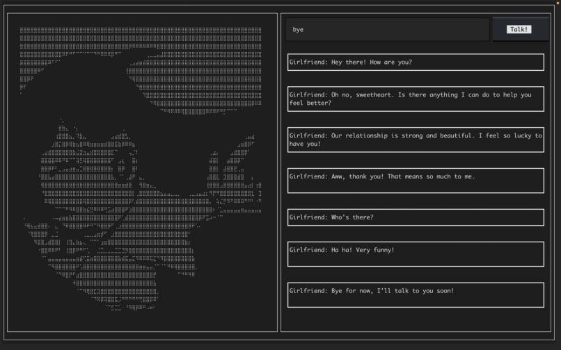 CLI Girlfriend – screenshot 1