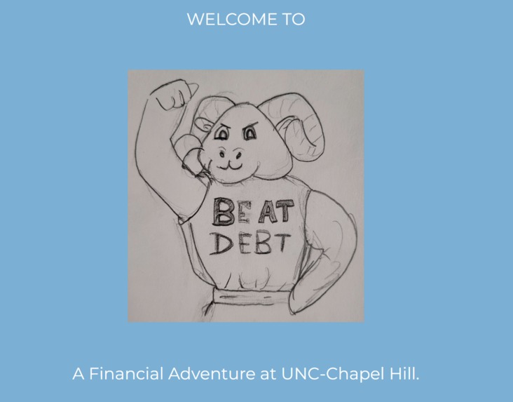 Beat Debt: A Financial Adventure at UNC-Chapel Hill – screenshot 1