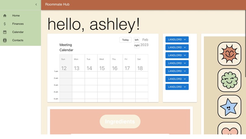 Roommate Hub – screenshot 1