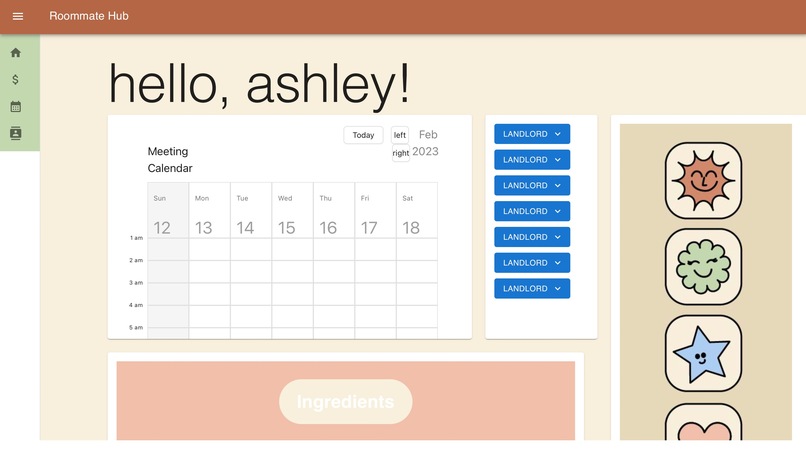 Roommate Hub – screenshot 2