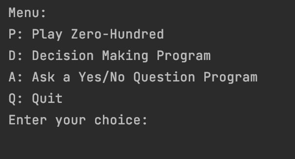 personal decision making assistance – screenshot 1