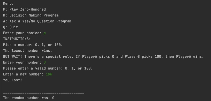 personal decision making assistance – screenshot 2