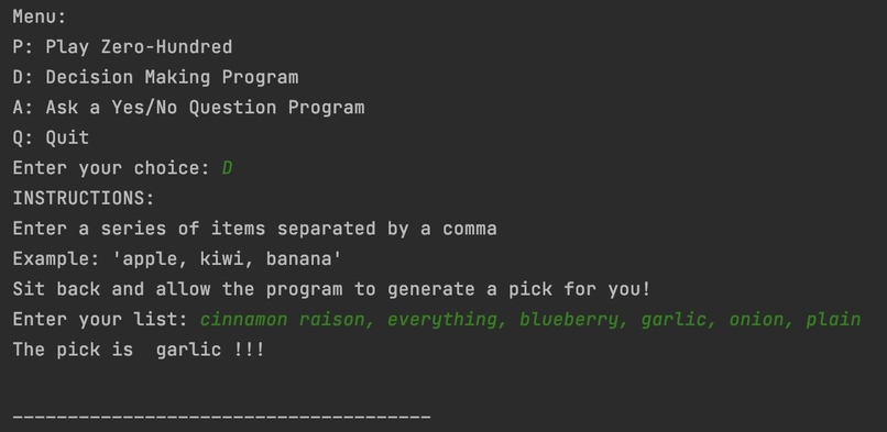 personal decision making assistance – screenshot 4