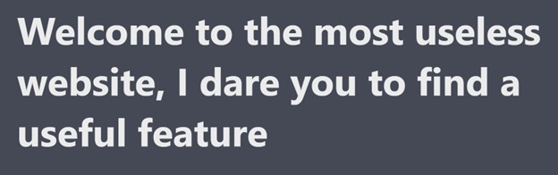 World's most useful website – screenshot 1