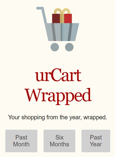 urCart Wrapped  – screenshot 1