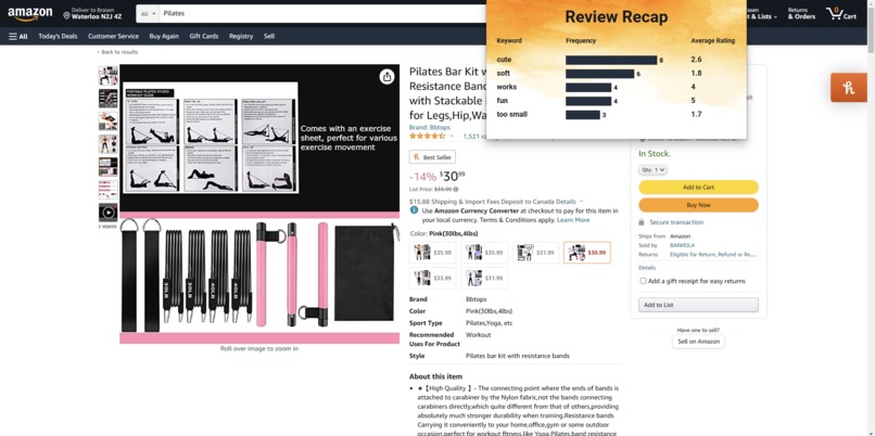 Review Recap – screenshot 2