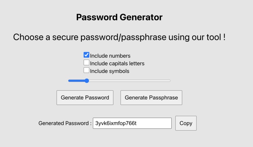 Password Generator – screenshot 4