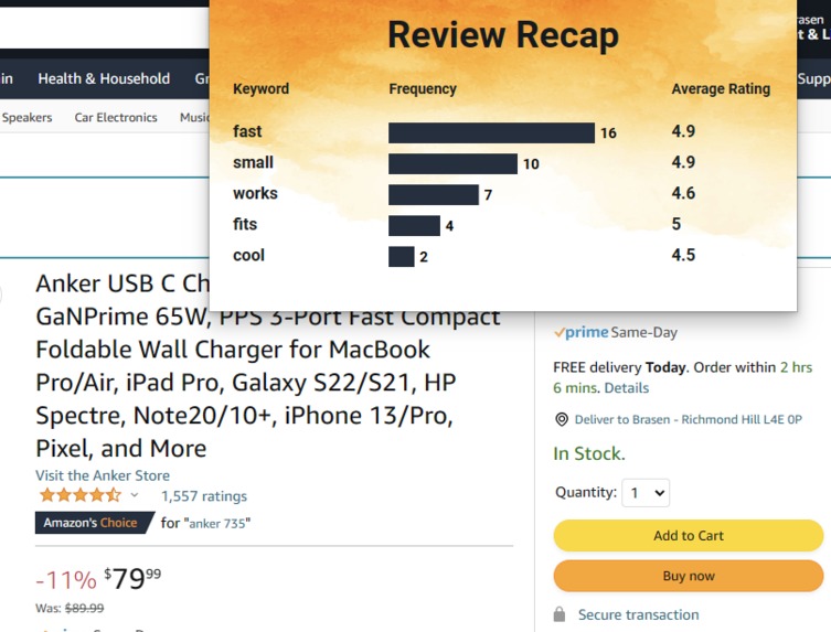 Review Recap – screenshot 3