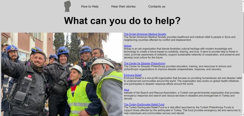 United for Relief – screenshot 2