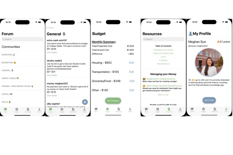 College Wallet – screenshot 2