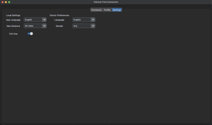 Clinical Trial Connector – screenshot 1